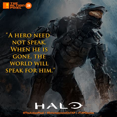 Tapquotes In “halo” A Hero Need Not Speak The Action Pixel