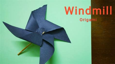 16 Origami Simple Windmill Youtube