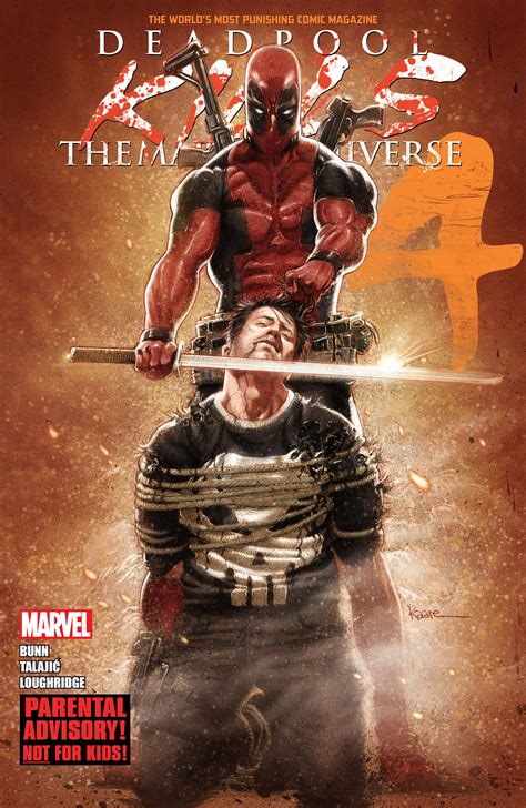 Deadpool Kills The Marvel Universe 2011 4 Comic Issues Marvel