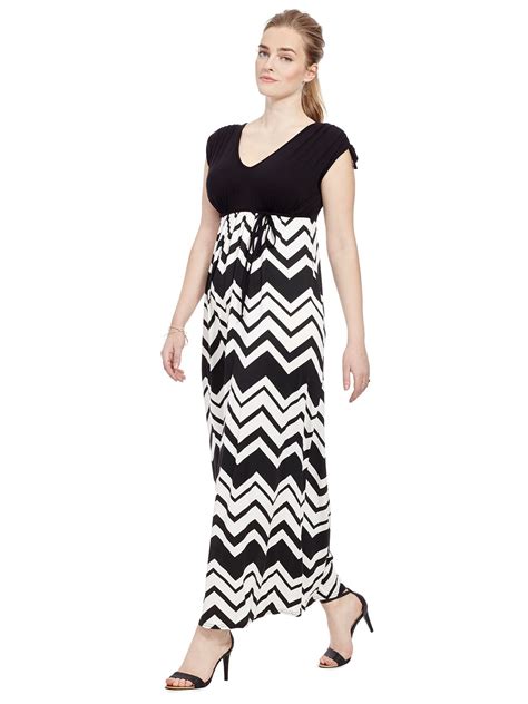 Chevron Print Maxi Dress By Yoursclothing Available In Sizes 12 26