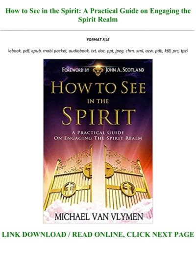 Download Pdf How To See In The Spirit A Practical Guide On Engaging