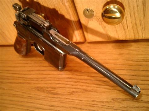 Youre Not Bulletproof Mauser C96 Famous German Pistol That Saw