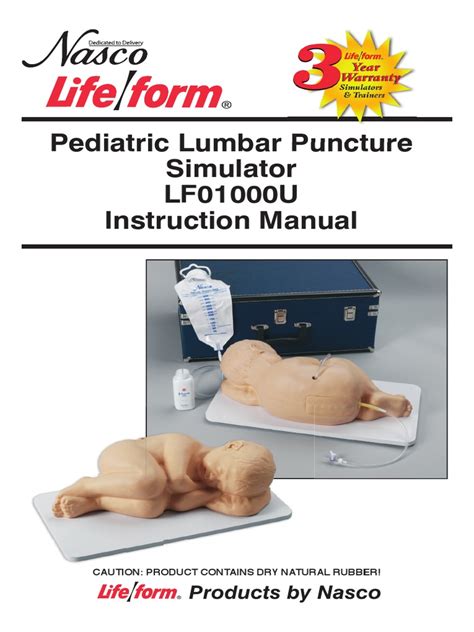 Pediatric Lumbar Puncture Simulator Lf01000 Pdf Vertebral Column
