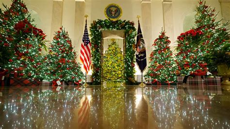 Melania Trump Unveils White House Christmas Decorations Weeks After
