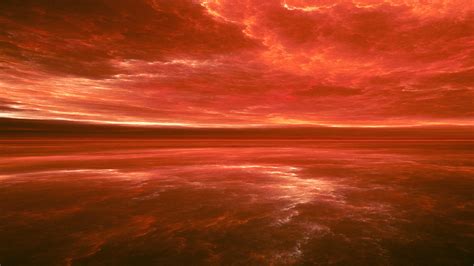 2048x1152 Red Sky Horizon Clouds 2048x1152 Resolution Hd 4k Wallpapers