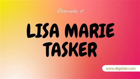 Lisa Marie Tasker Net Worth 2023 Age Gay Relation Height