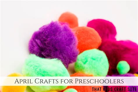 April Crafts for Preschoolers - That Kids' Craft Site
