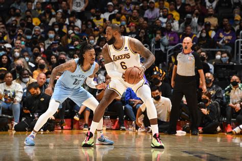 Ja Morant Grizzlies Beat Lebron James Lakers To Snap Lals 4 Game Win