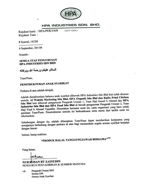 makluman contoh surat tunjuk sebab. Contoh Surat Membuat Janji Temu Bahasa Inggris