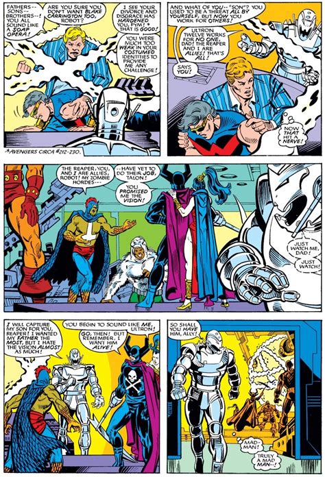 Hank Pym Vs Ultron From West Coast Avengers