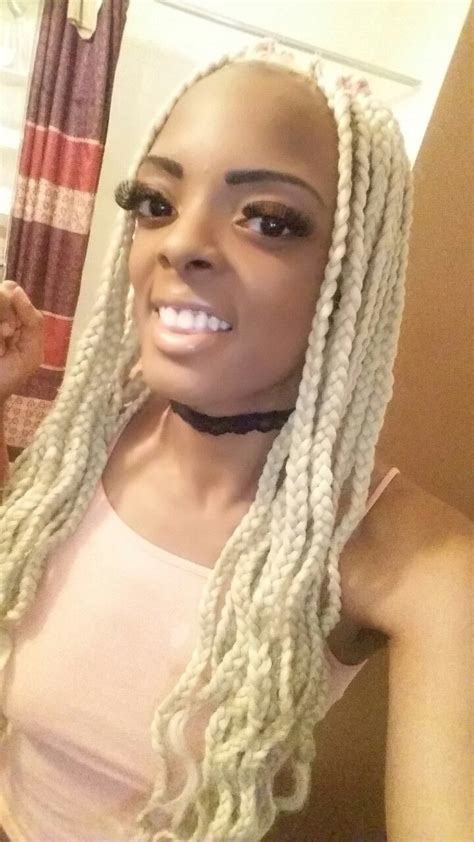 Platinum blonde hair color latest hairstyles white hair hair colors hair trends photo credit your hair look how natural this platinum blonde hair seems like. Platinum Box Braids 😻👀💋 | Blonde box braids, Cool blonde ...
