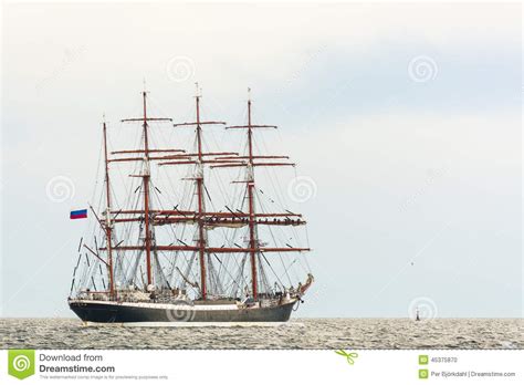 Russian Four Masted Barque Sedov Editorial Image Image Of Sail
