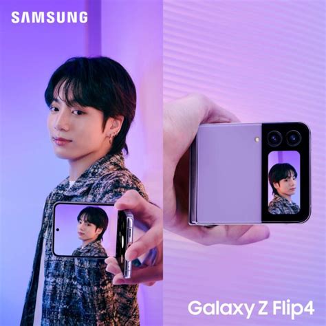 Samsung Galaxy Z Flip4 Revealed With Bts