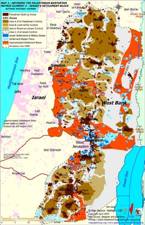 4 maps (see descriptions below) 2b.… Ehud Olmert's "convergence plan" : Indybay