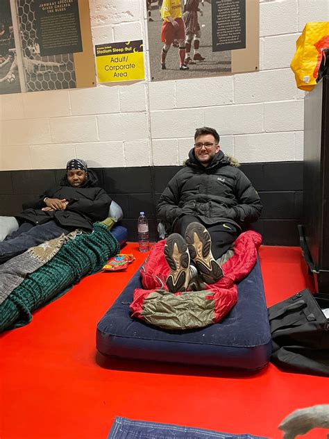 Stadium Sleep Out Is A Huge Success Watford Fc Community Sports