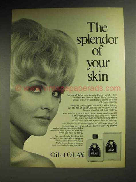 Ay0756 1970 Oil Of Olay Lotion Ad The Splendor Of Your Ski Olay
