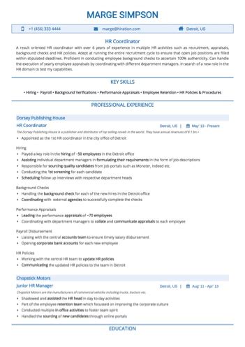 2 hr coordinator cover letter templates and samples free download in word, pdf, openoffice, google docs. Sample Cover Letter For Human Resources Coordinator ...
