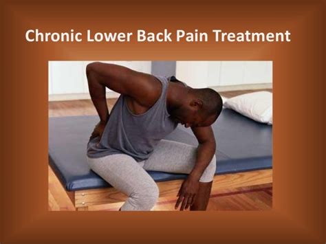 Chronic Lower Back Pain Treatment
