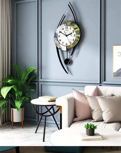 Meisd Nordic Clock Pendulum Wall Clocks Large Home Quartz Watch Wall Art Poster Modern Horloge
