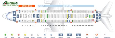 Seat Map Airbus A Alitalia Best Seats In The Plane