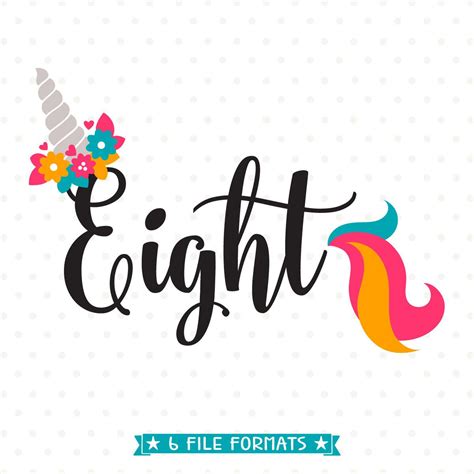 Download 8th Birthday SVG, Unicorn Birthday SVG, 8th Birthday Shirt ...