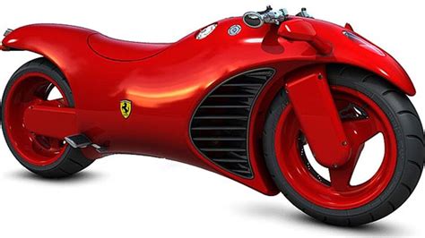 Ferrari V4 Motorcycle Concept If Tron Were A City In Italy