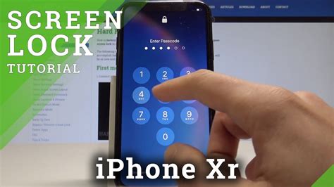 How To Add Passcode In IPhone Xr Set Up Screen Lock In IOS YouTube