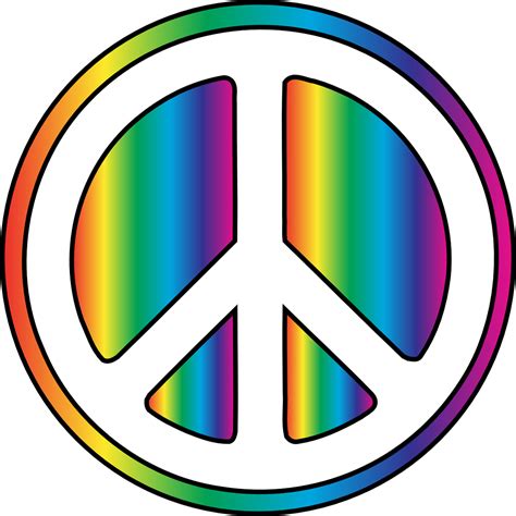 Rainbow Peace Sign Filter For Facebook Profile Pictures Twitter
