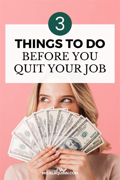 142 3 Things To Do Before You Quit Your Full Time Job Micala Quinn