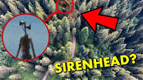 Welcome to paranormal world home to a bizarre! DRONE CAUGHT SIREN HEAD AT SCREAMING FOREST!! (SIREN HEAD ...