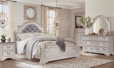 Grace 5 Piece Queen Bedroom Package Antique White The Brick