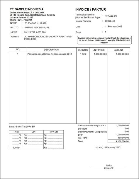 Contoh surat perjanjian jual beli mobil. Contoh Faktur Penjualan dan Pembelian Terlengkap | Perpajakan