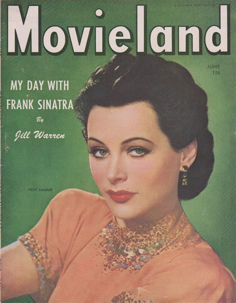 Hedy Lamarr On The Cover Of Movieland Magazine Usa June 1944