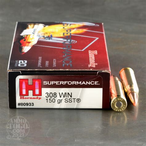 308 Winchester 762x51 Sst Ammo For Sale By Hornady 20 Rounds