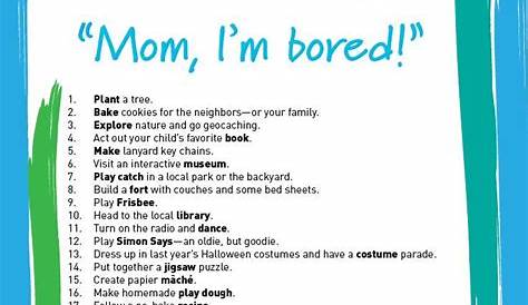 101 Things To Do When Kids Say I Am Bored Pictures, Photos, and Images