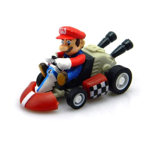 10sets60pcslot Super Mario Mini Kart Pull Back Cars Luigi Bowser