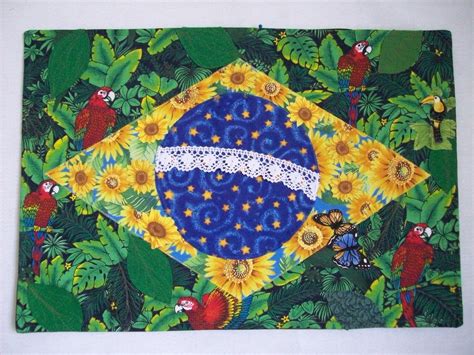 Lanzellotti Arte Têxtil Bandeira Do Brasil