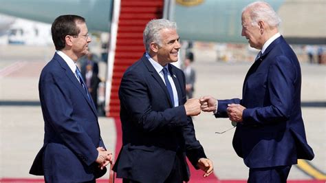 Biden Visits Israel Ahead Of Thorny Saudi Arabia Trip Bbc News
