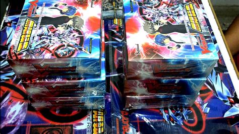 cardfight vanguard booster unboxing bt 15 infinite rebirth 6 boxes youtube