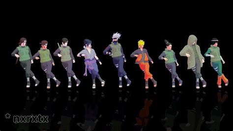 Os Amigos De Naruto Dançando Música Eletrônica Top Demais Youtube