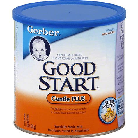 Gerber Gentle Plus Infant Formula Milk Based With Iron Powder Baby