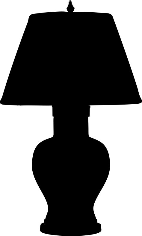 Clipart Table Lamp Silhouette
