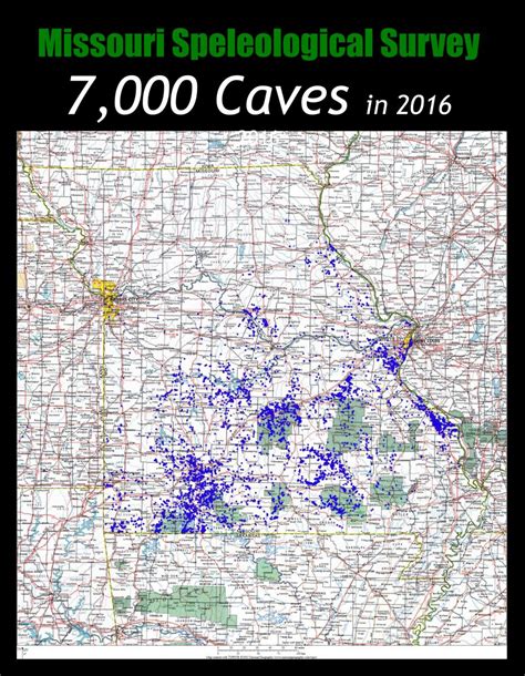 Mss Announces 7000 Caves Missouri Speleological Survey