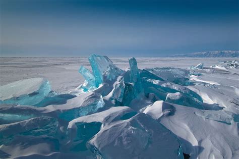 The Gem Like Turquoise Ice Found On Lake Baikal