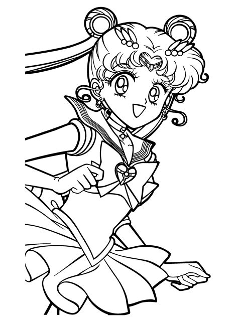 Sailor Moon Coloring Pages For Girls Educative Printable Sailor