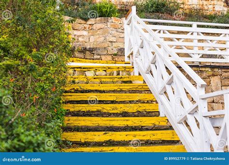 Front View Of Short Stairs Going Up Stock Image Image Of Stairs