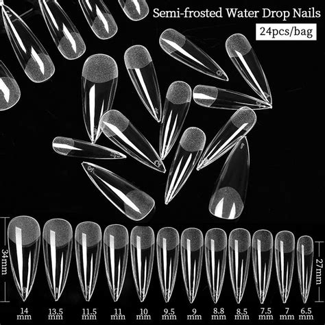 Cheap 2448pcs False Nails Acrylic Press On Nails Coffin Artificial