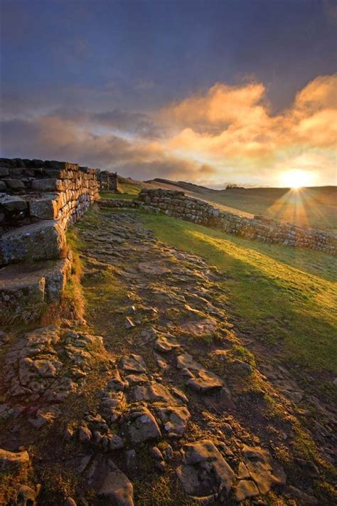 Hadrians Wall Northumberland Hadrians Wall Scenery Hadrians Wall