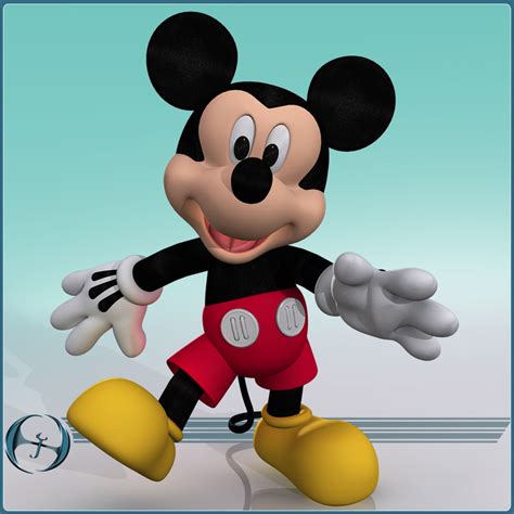 Character Cartoon Mickey D Model