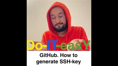 Eng 2 How To Generate Ssh Key For Git Hub Youtube